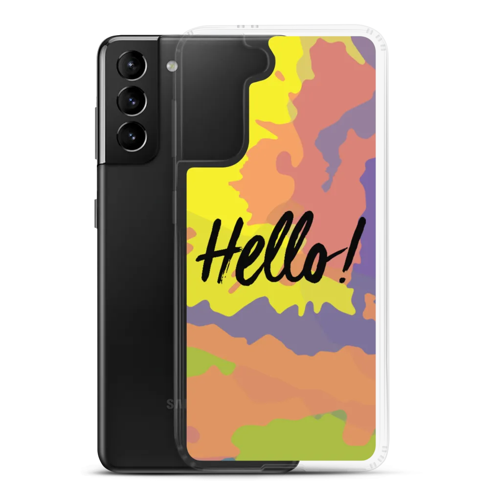 Hello! (Friendly) Colorful Samsung Case