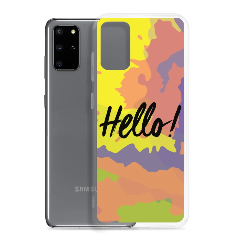 Hello! (Friendly) Colorful Samsung Case