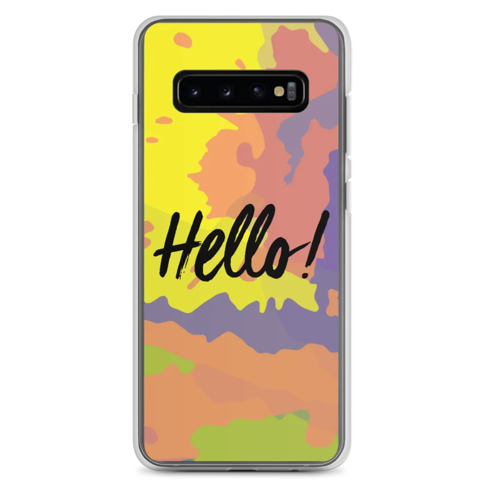 Hello! (Friendly) Colorful Samsung Case