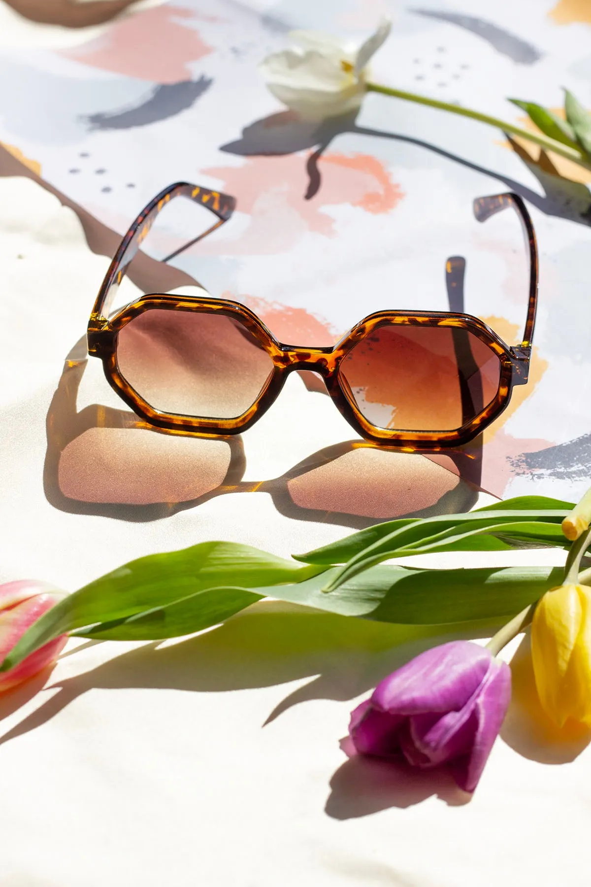 Heptagon Rounded Sunglasses