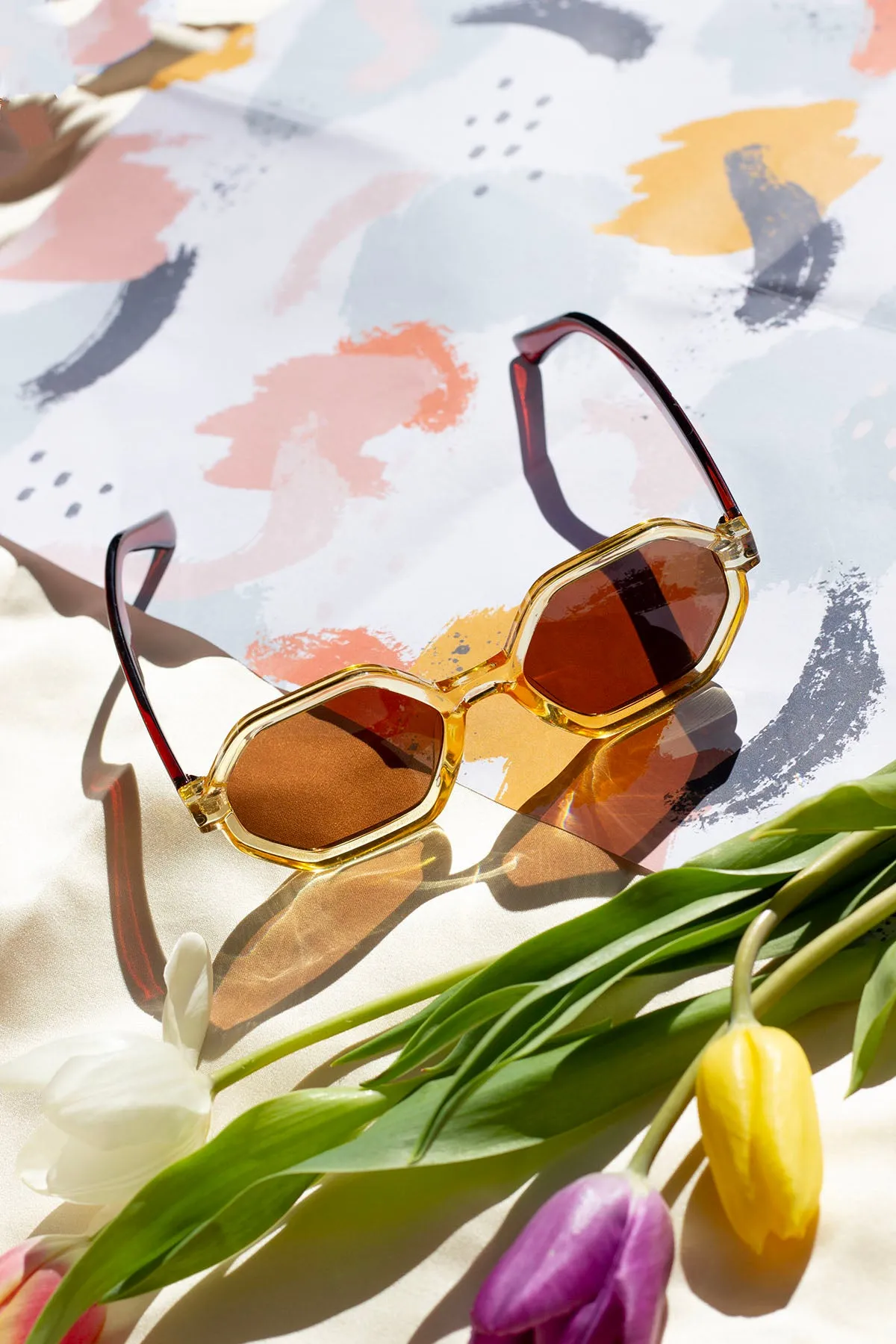 Heptagon Rounded Sunglasses