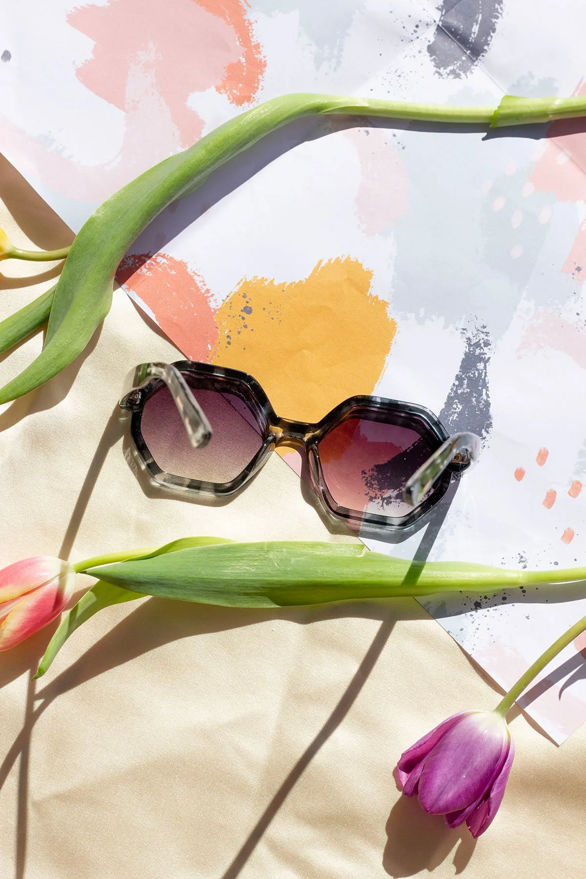 Heptagon Rounded Sunglasses