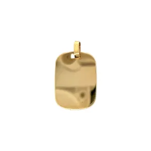 High Polish Rounded Dog Tag