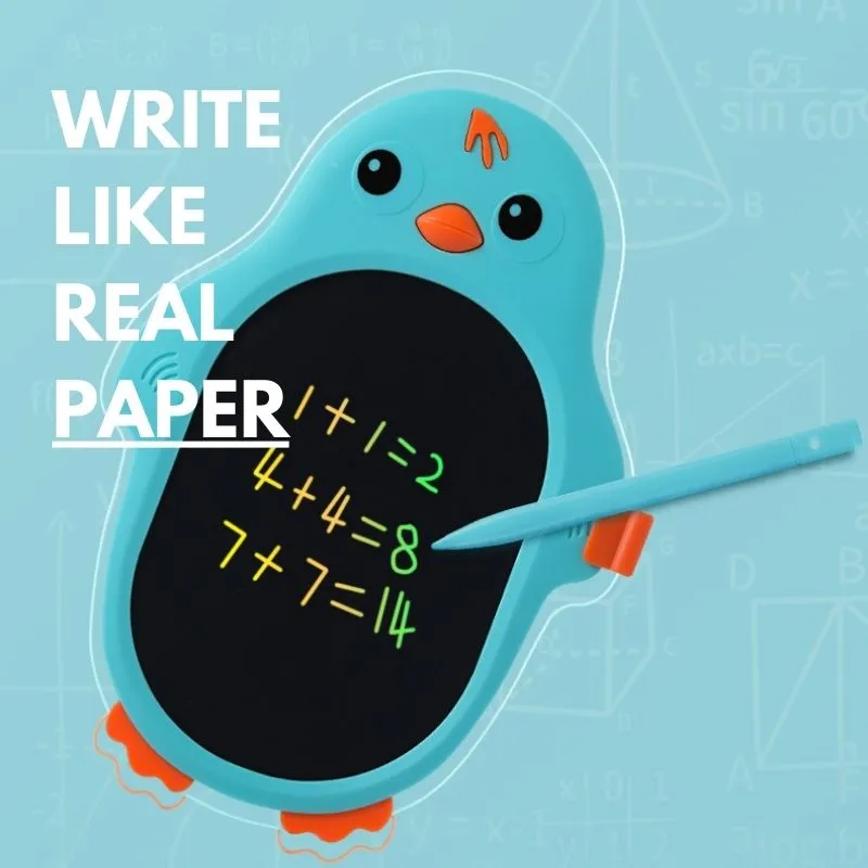 Homlly Penguin Colorful Doodle Drawing Tablet Sketch Pad