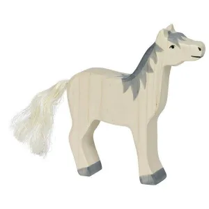 Horse, Grey Mane, Head Raise
