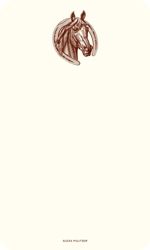 Horse Thinking Card