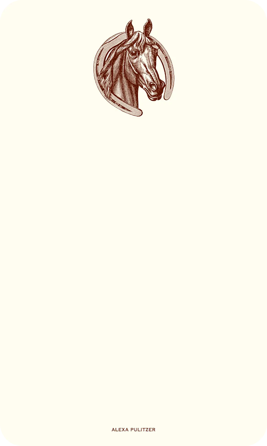 Horse Thinking Card