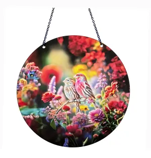 House Finch Acrylic Suncatcher with Chain #SC373 by d'ears