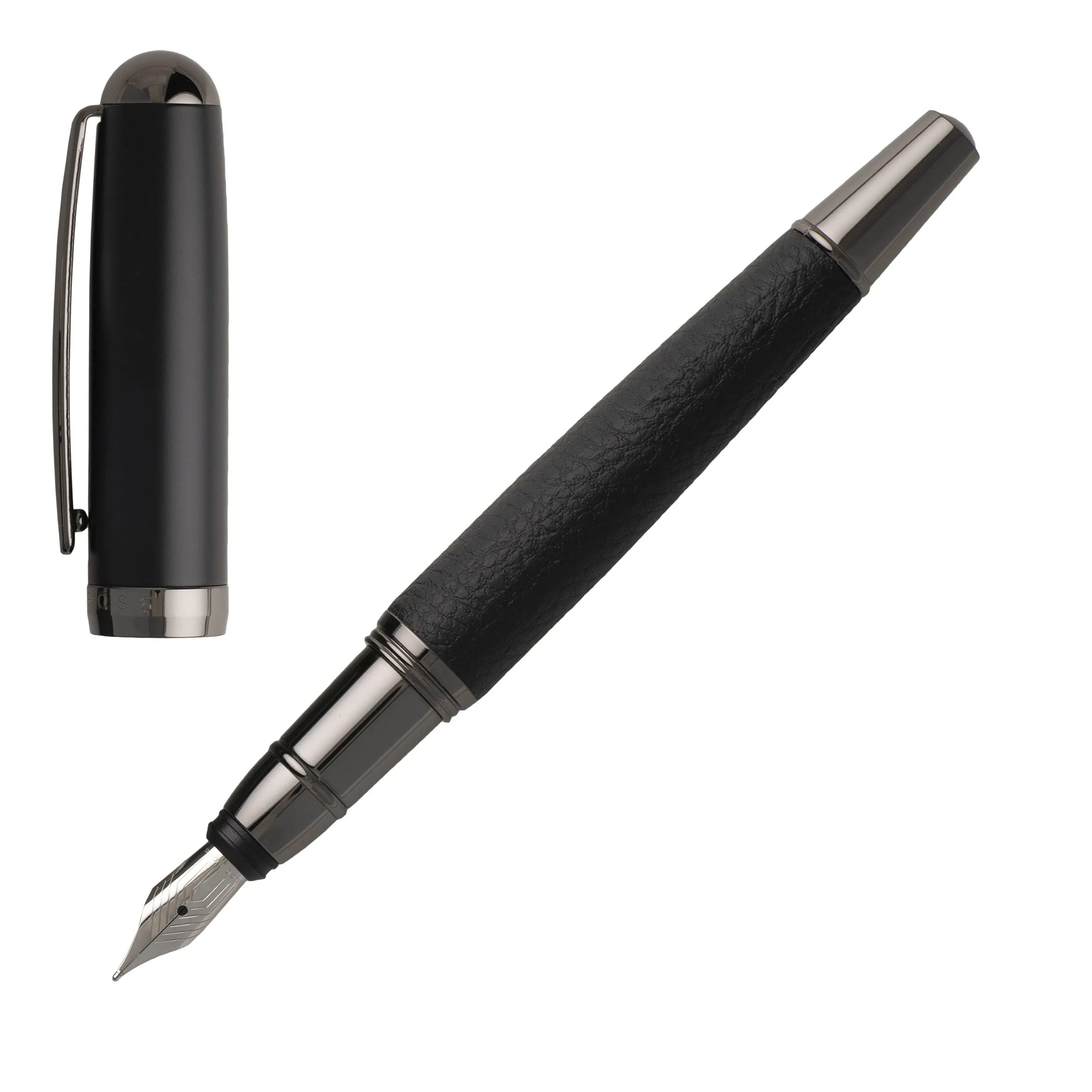 HUGO BOSS HSU9982A-Fountain pen Advance Grained