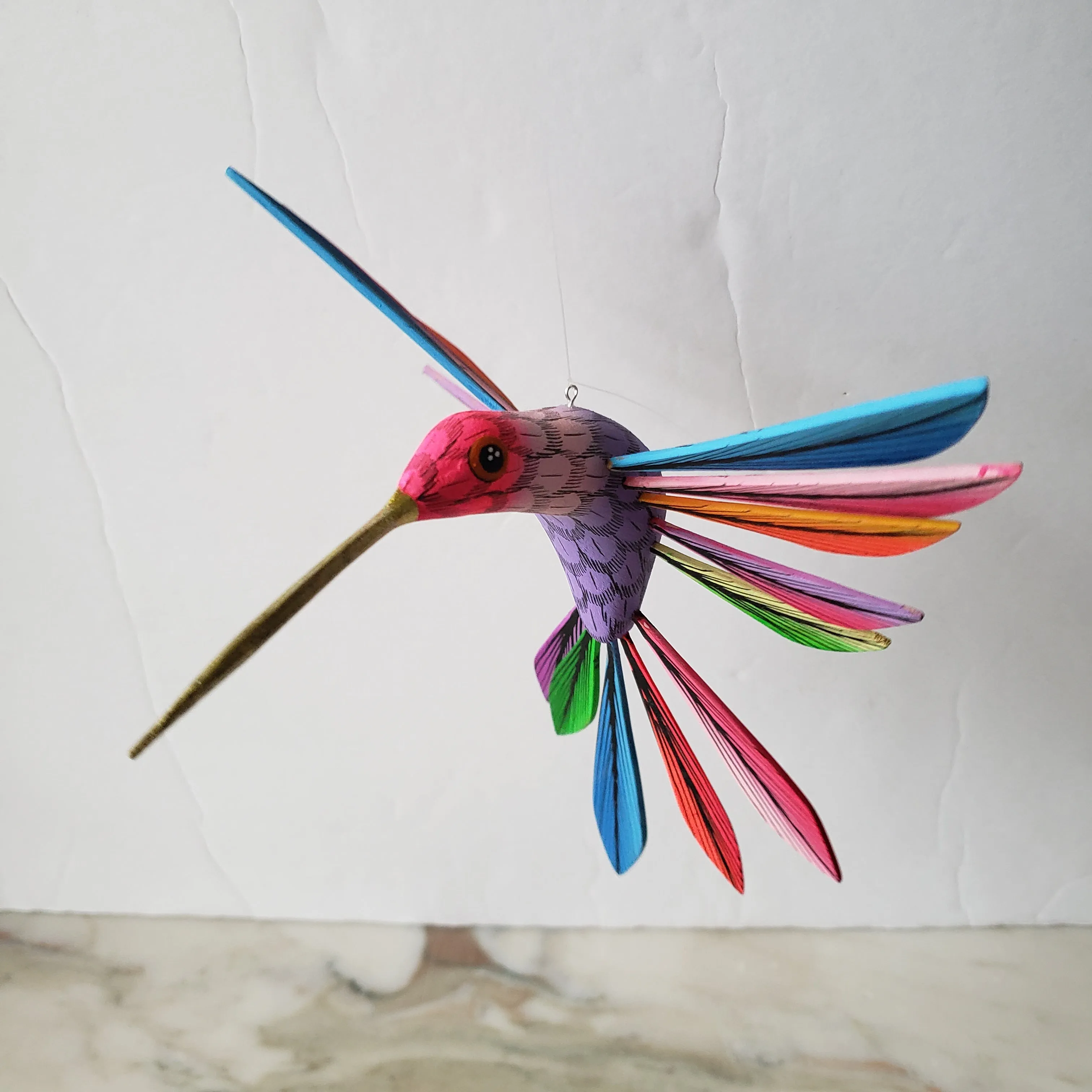 Hummingbird Alebrije Oaxacan Wood Carving
