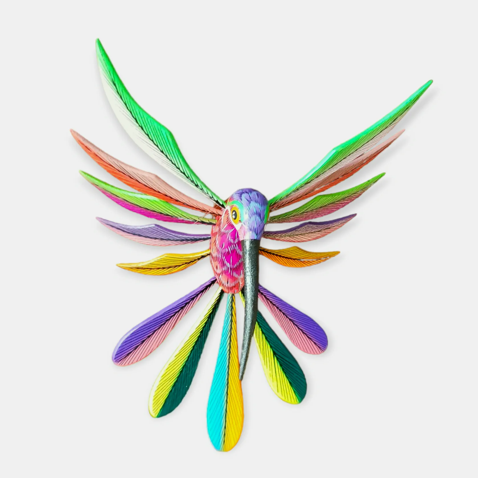 Hummingbird Alebrije Oaxacan Wood Carving