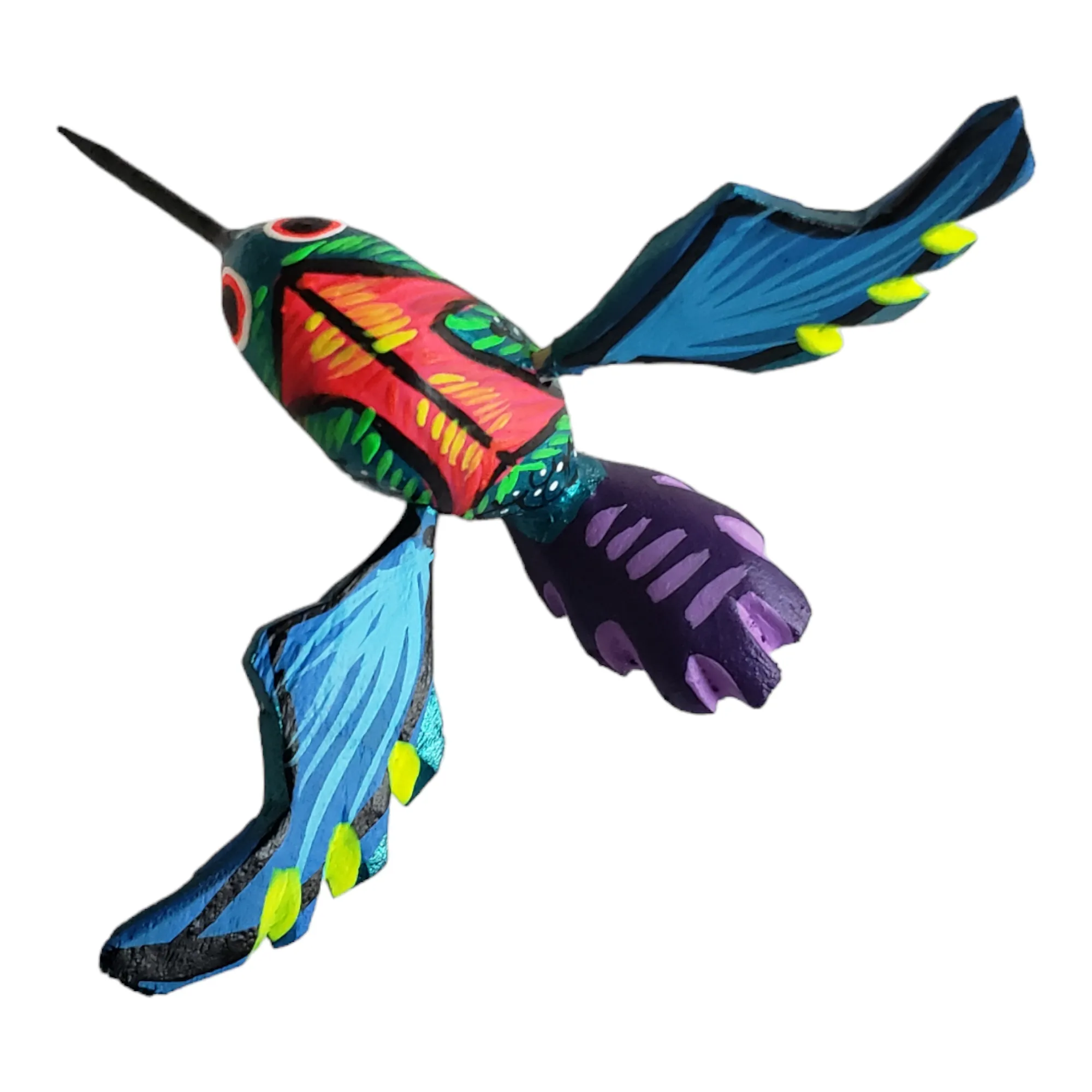 Hummingbird Mini Alebrije Oaxacan Wood Carving