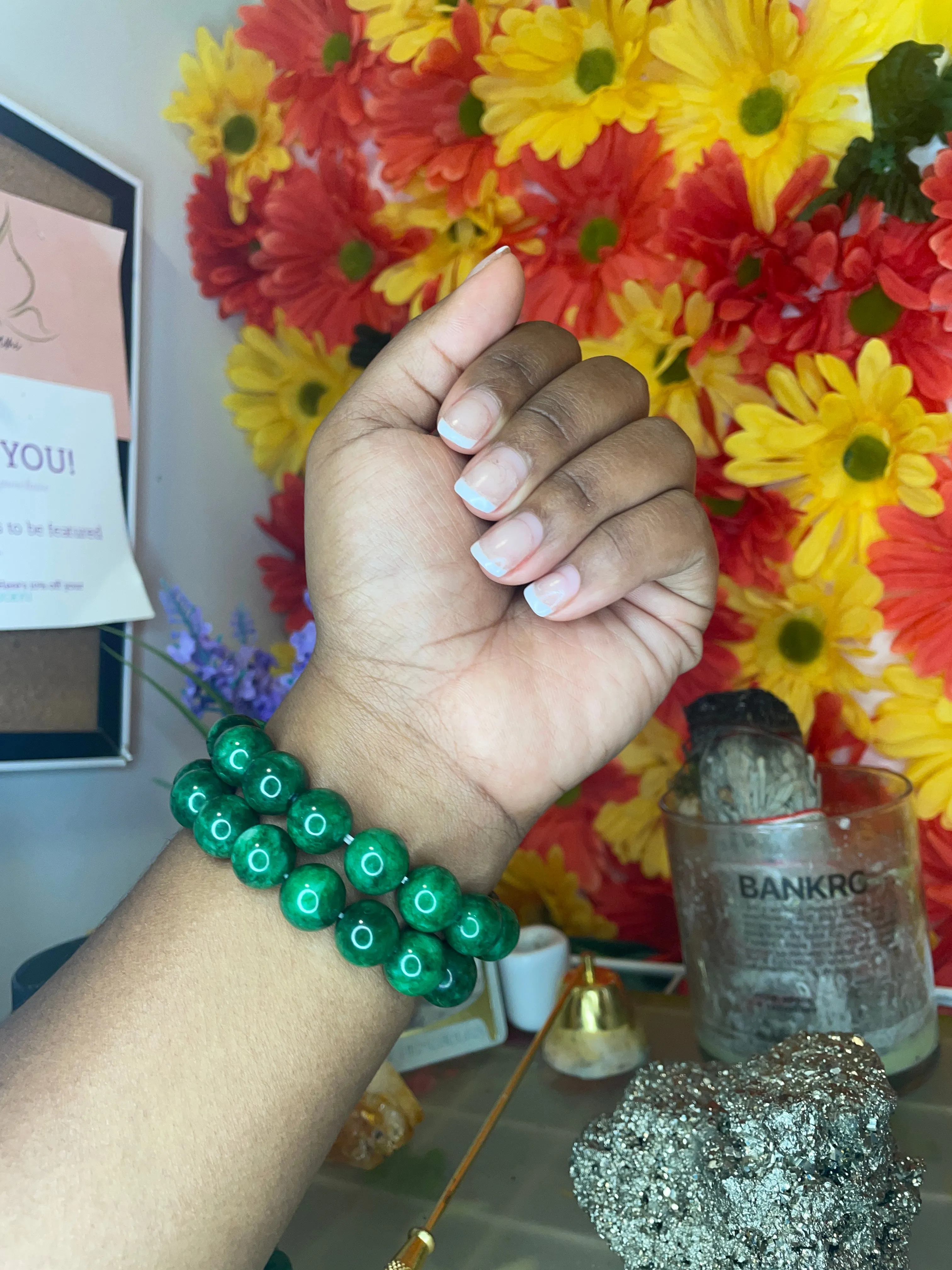 Icy Green Jade Bracelets