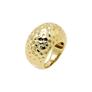 Indented Puffy Rounded Statement Ring