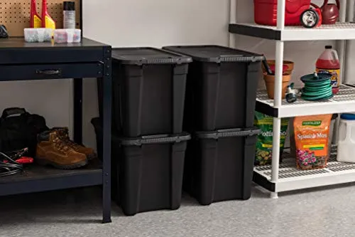 IRIS USA, Inc. UT-20 20 Gallon Utility Tote, Black