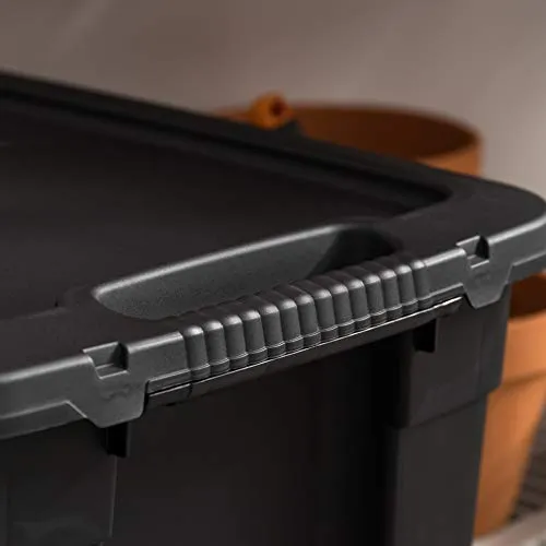 IRIS USA, Inc. UT-20 20 Gallon Utility Tote, Black
