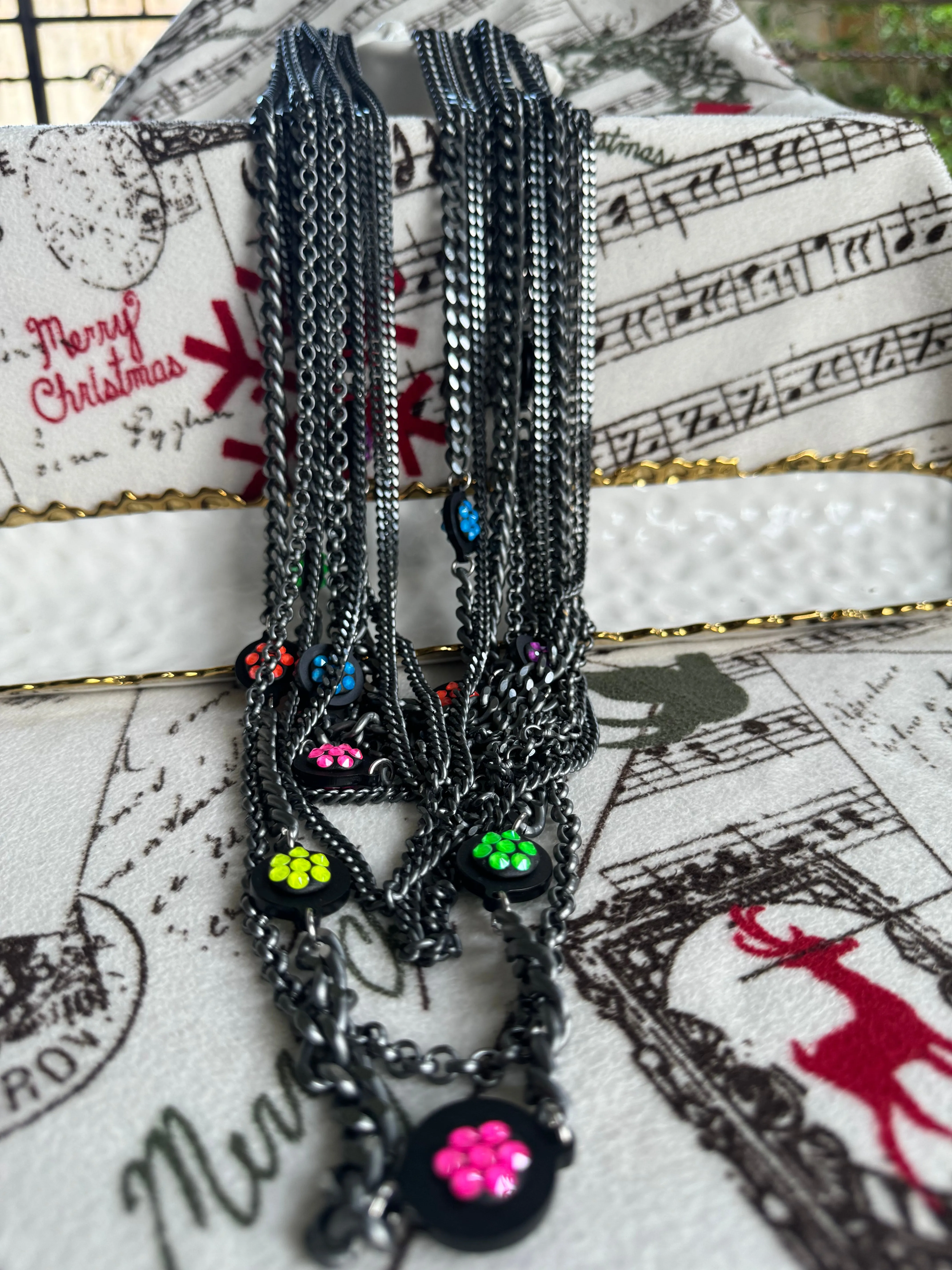 Italian long necklace by B.E. designer