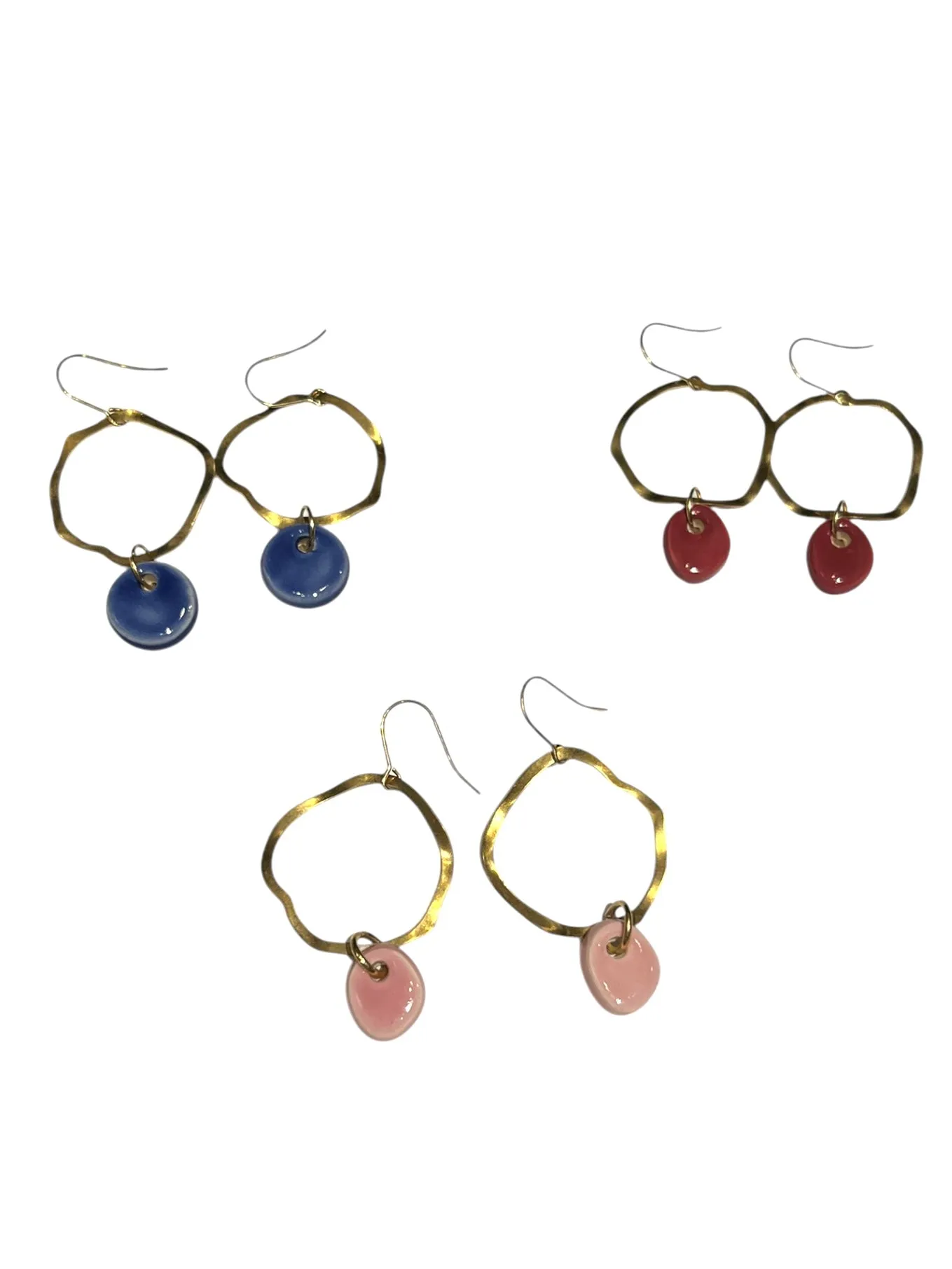 ITSARI- Long Earrings - Rounded Metal