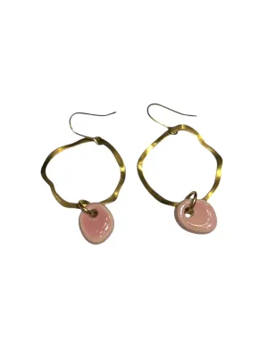 ITSARI- Long Earrings - Rounded Metal