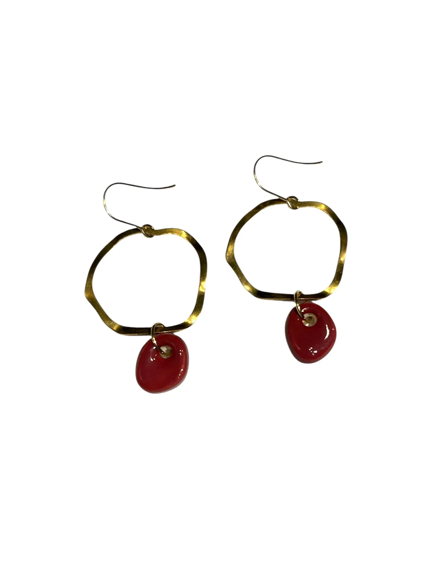 ITSARI- Long Earrings - Rounded Metal
