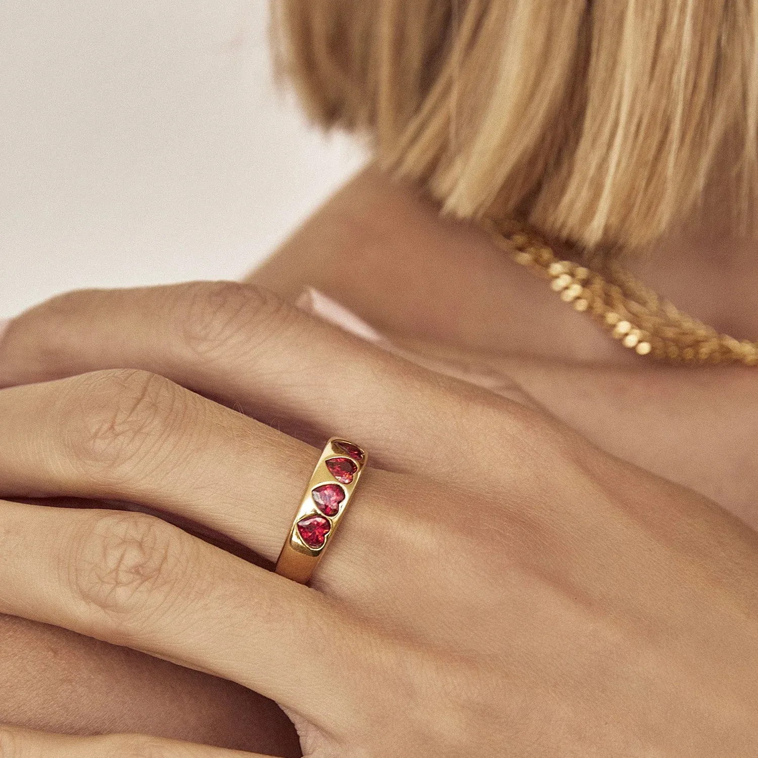 J'adore Gold Ring by Arms of Eve