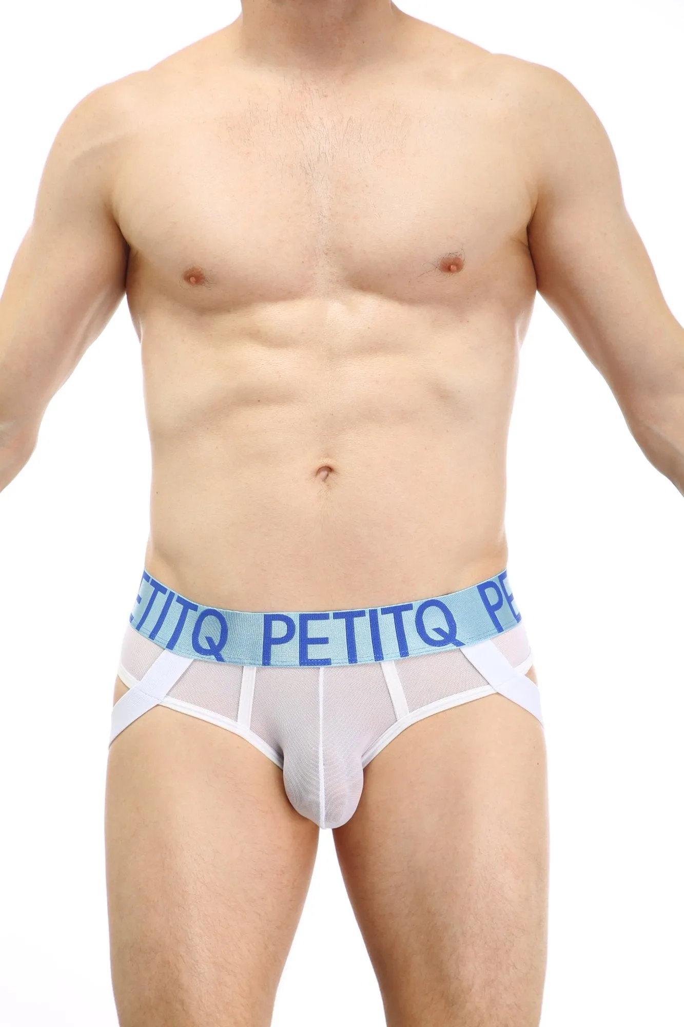 Jockstring Bazian Net Blanc