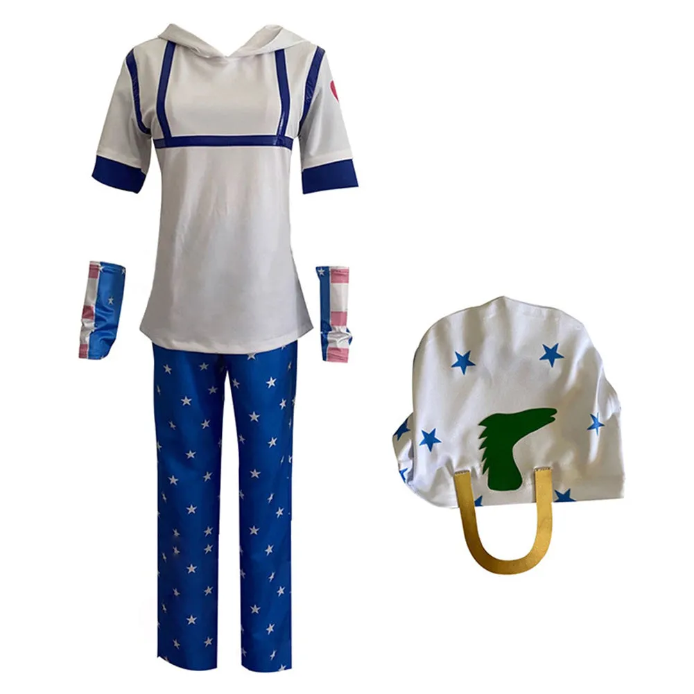 JoJo‘s Bizarre Adventure Halloween Carnival Costume Johnny Joestar Cosplay Costume Outfits