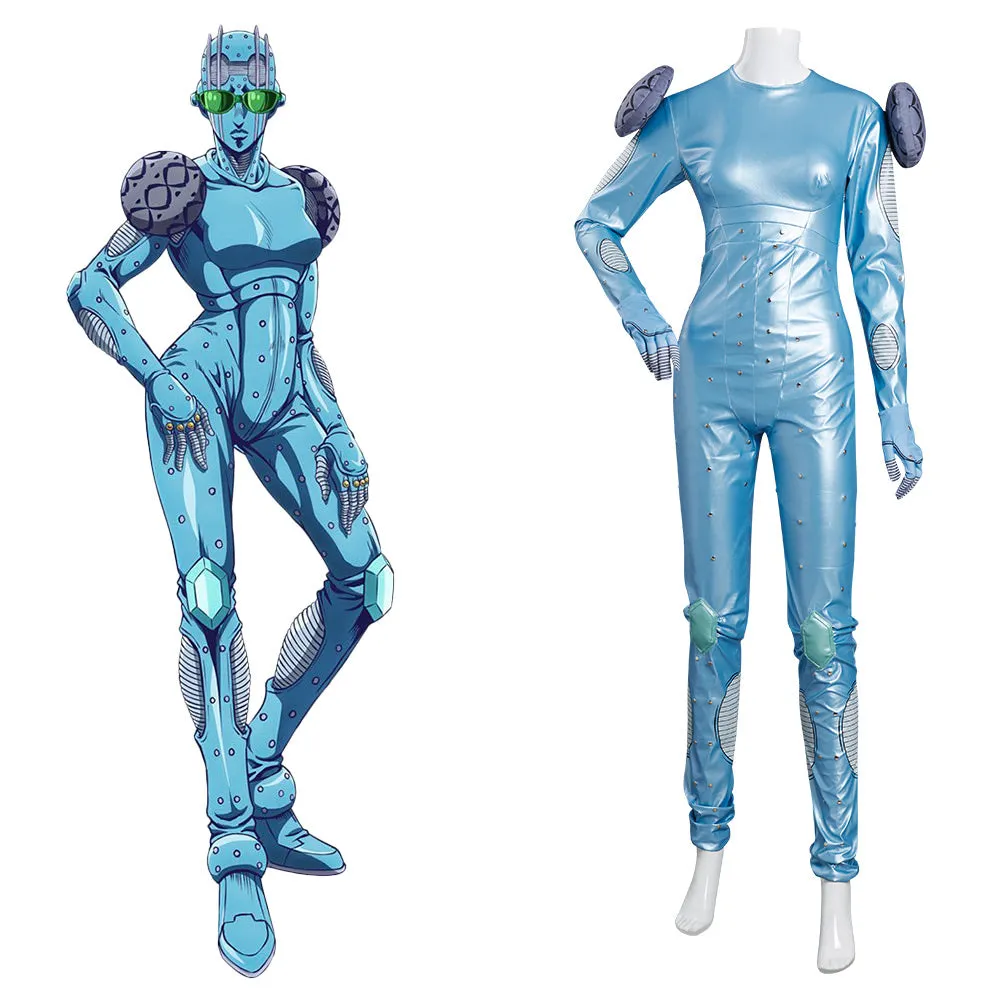JoJo‘s Bizarre Adventure Stone Ocean Stone Free Outfits Cosplay Costume Halloween Carnival Suit