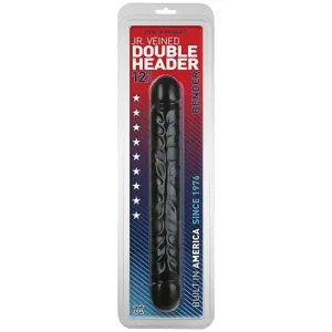 Jr. Veined Double Header - Black 12" - Bender