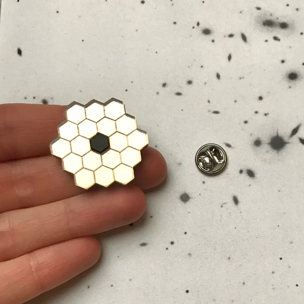 JWST Mirror Acrylic Pin