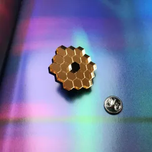 JWST Mirror Acrylic Pin