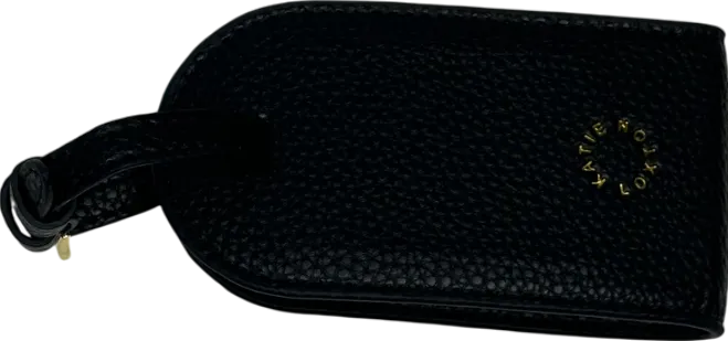Katie Loxton Black Luggage Tag Monogrammed "LW"