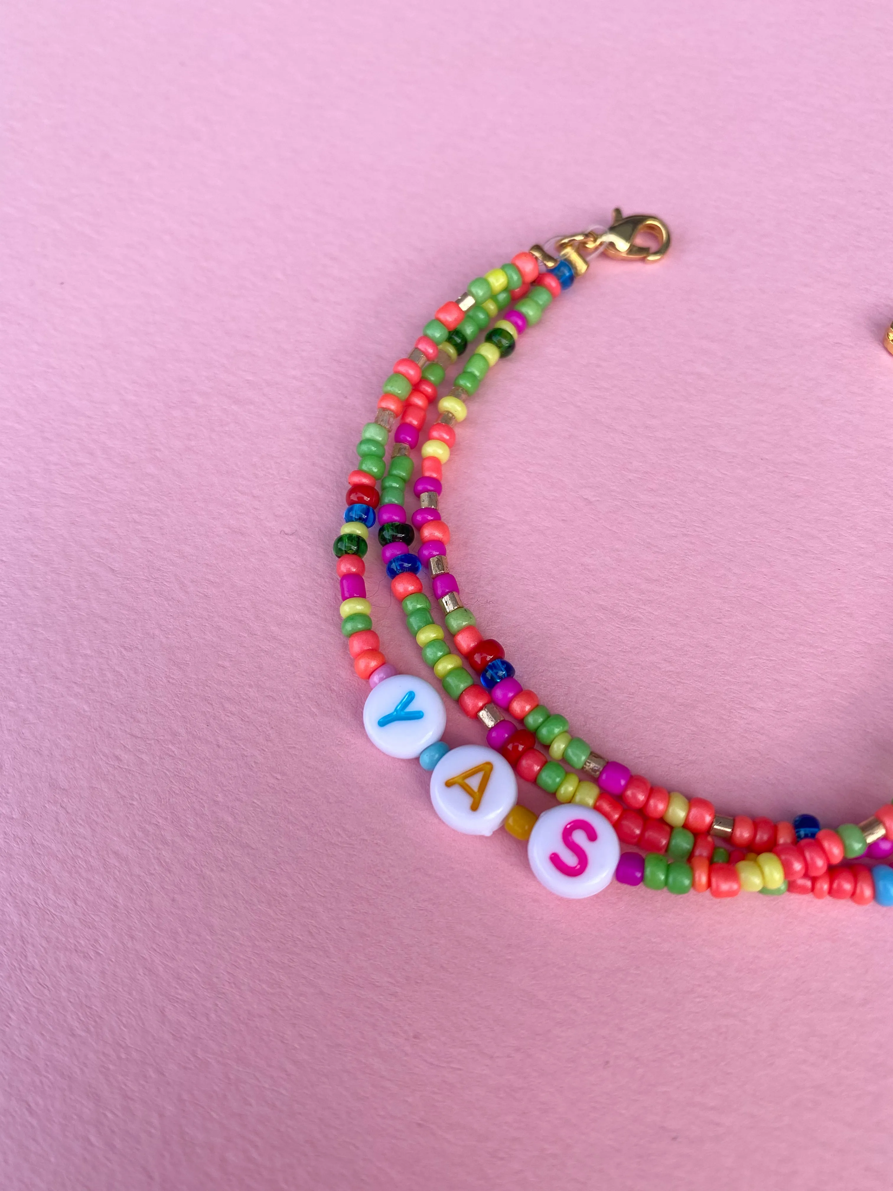 Kids Custom Happy Bracelet