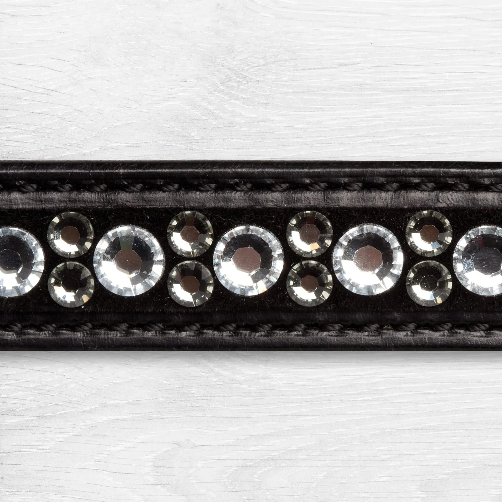 Kieffer Magic Tack Swarovski Crystal Double Bridle