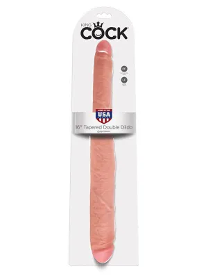 King Cock 16 in. Tapered Double Dildo