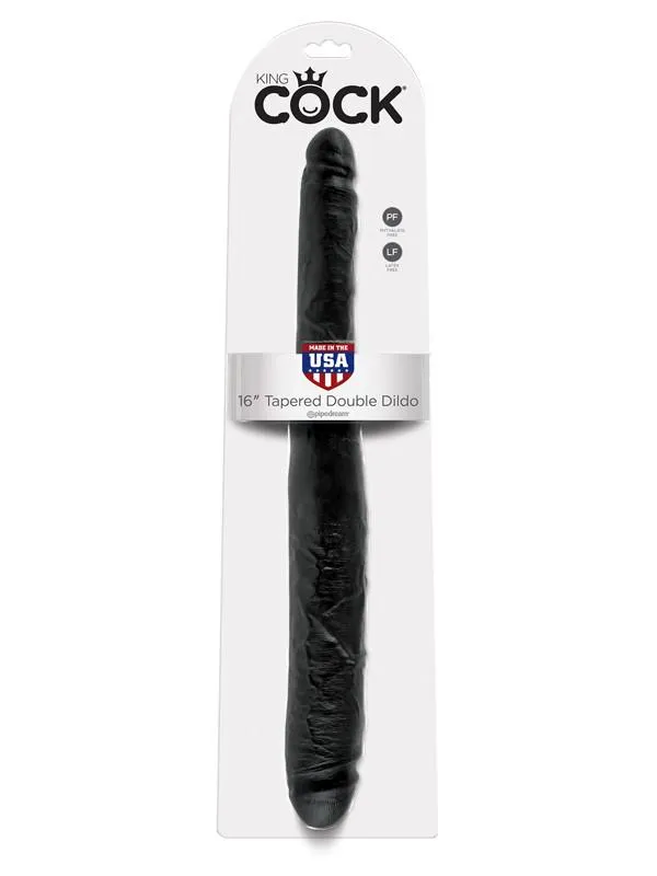 King Cock 16 in. Tapered Double Dildo
