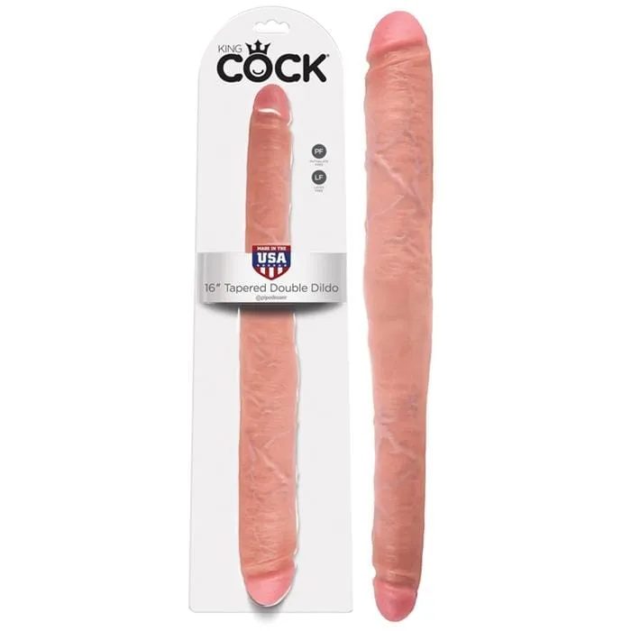 King Cock 16" Tapered Double Dildo
