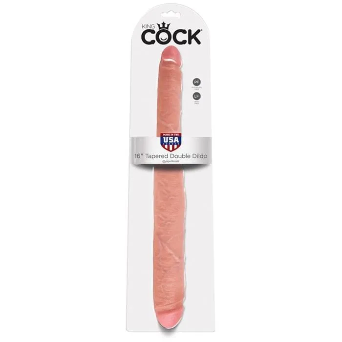 King Cock 16" Tapered Double Dildo