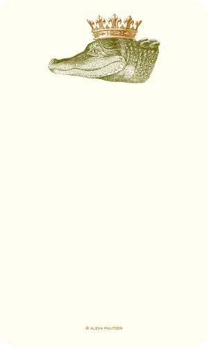 King Gator Thinking Card