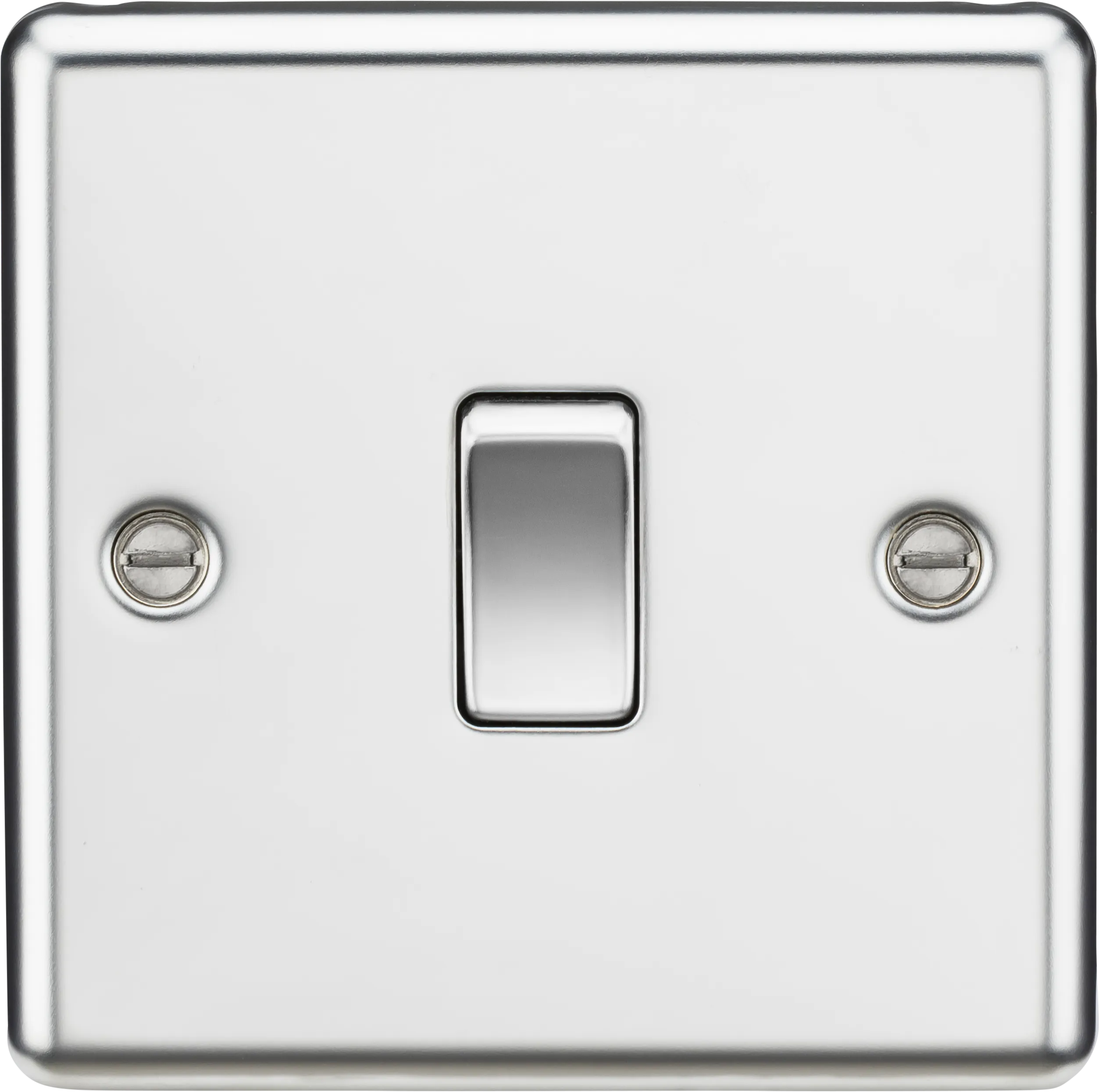 Knightsbridge CL12PC Rounded Edge 10AX 1G Intermediate Switch - Polished Chrome