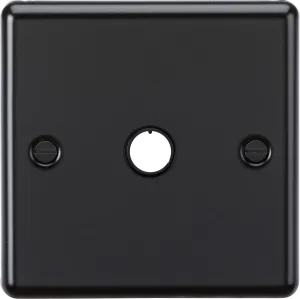 Knightsbridge CL8342MB Rounded Edge 20A Flex Outlet Plate - Matt Black