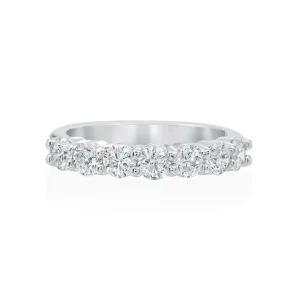 LAB342549G 14KT WG Lab Diamond Band, 1.20ct.