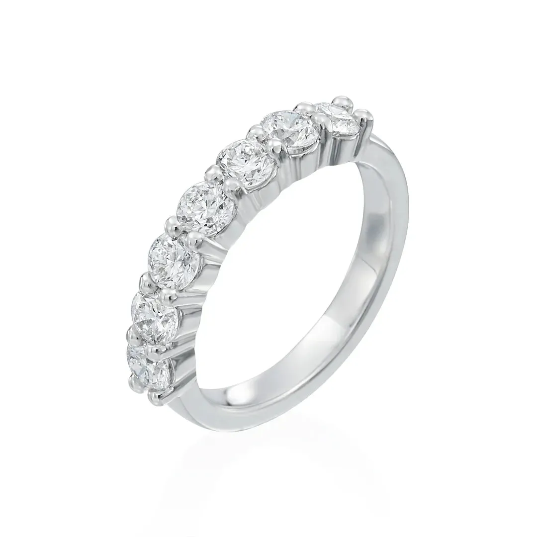 LAB342549G 14KT WG Lab Diamond Band, 1.20ct.