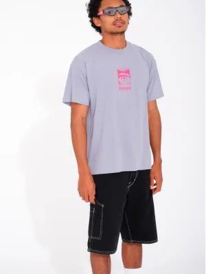 Labored Denim Utility Shorts - BLACK