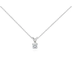 LABPEND25 14KT WG Lab Diamond Pendant, 0.25ct.