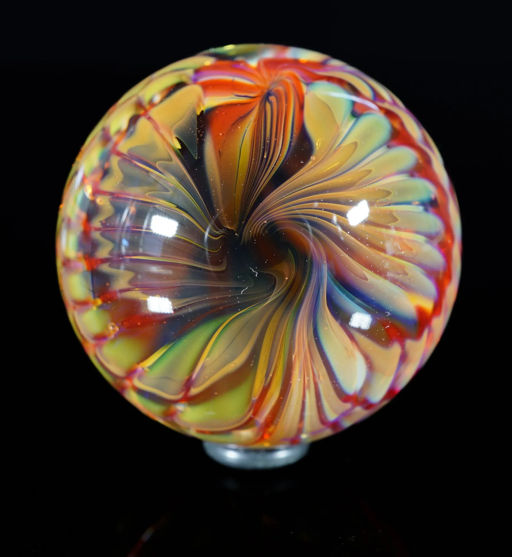 Large Ginger Slurper Marble no.1 (28mm)