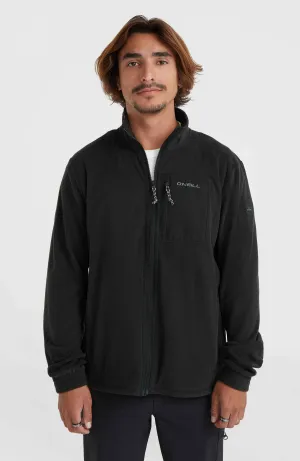 Leichte Utility Polartec 100 Fleecejacke | Black Out