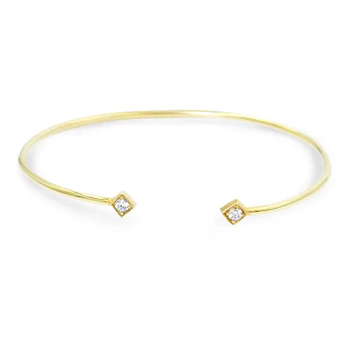 Lex Open Diamond Bangle