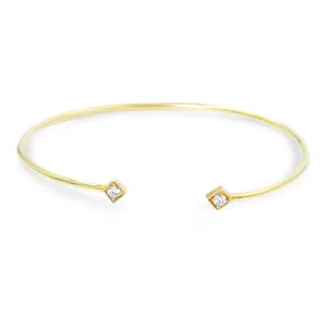 Lex Open Diamond Bangle