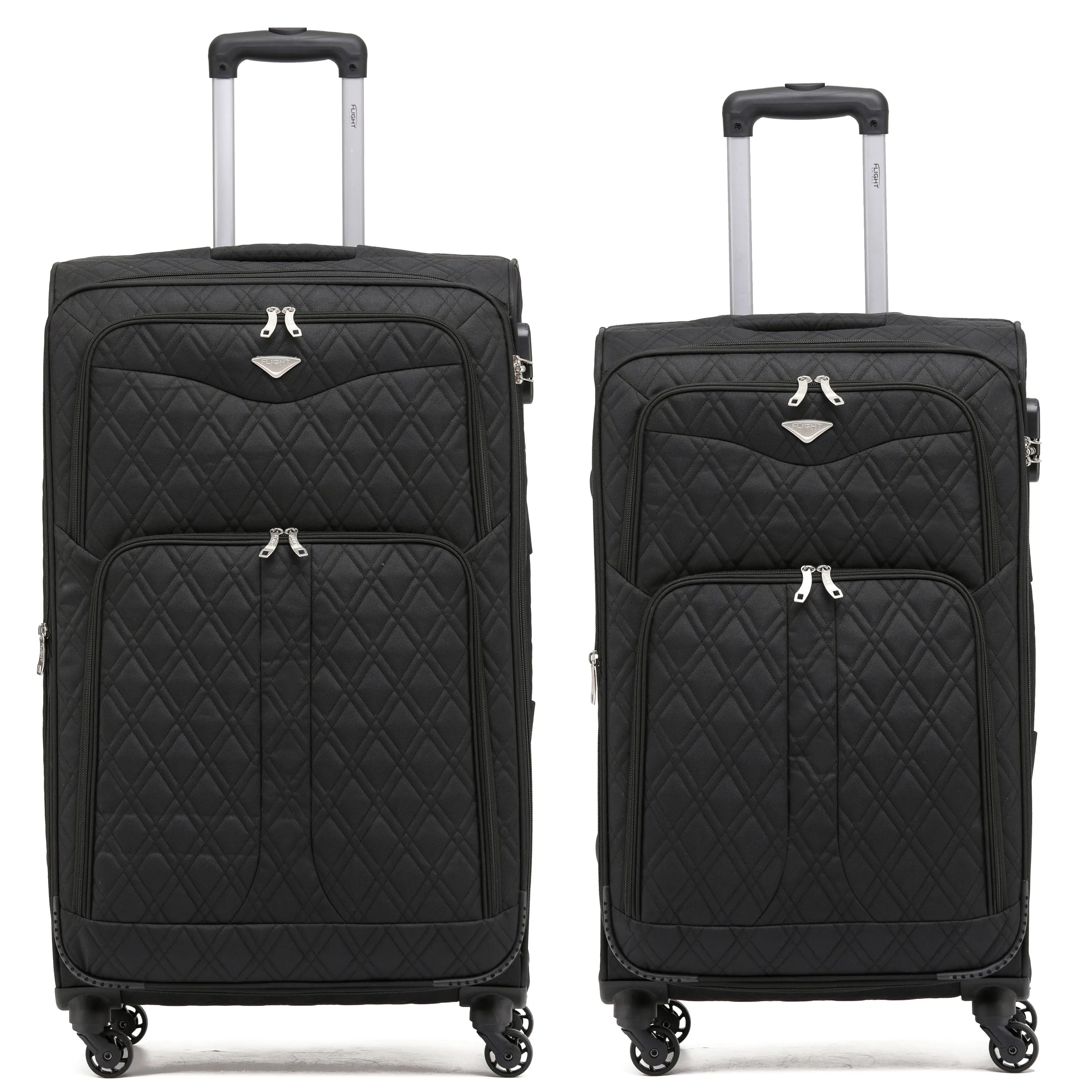 Lightweight 4 Wheel Soft Case Suitcases